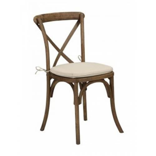 Rustic Cross Back Chair Hire 